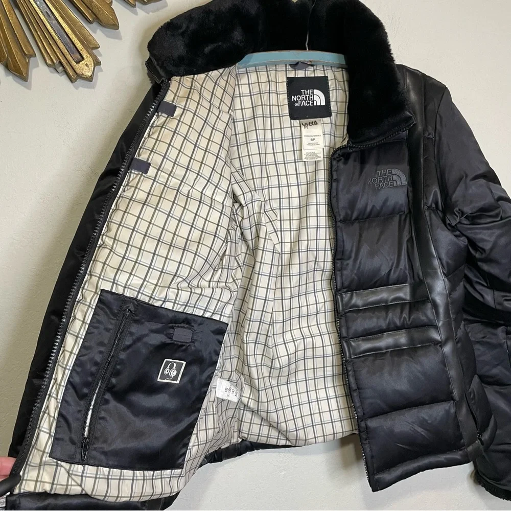 The North Face Black Puffer Jacket Vintage